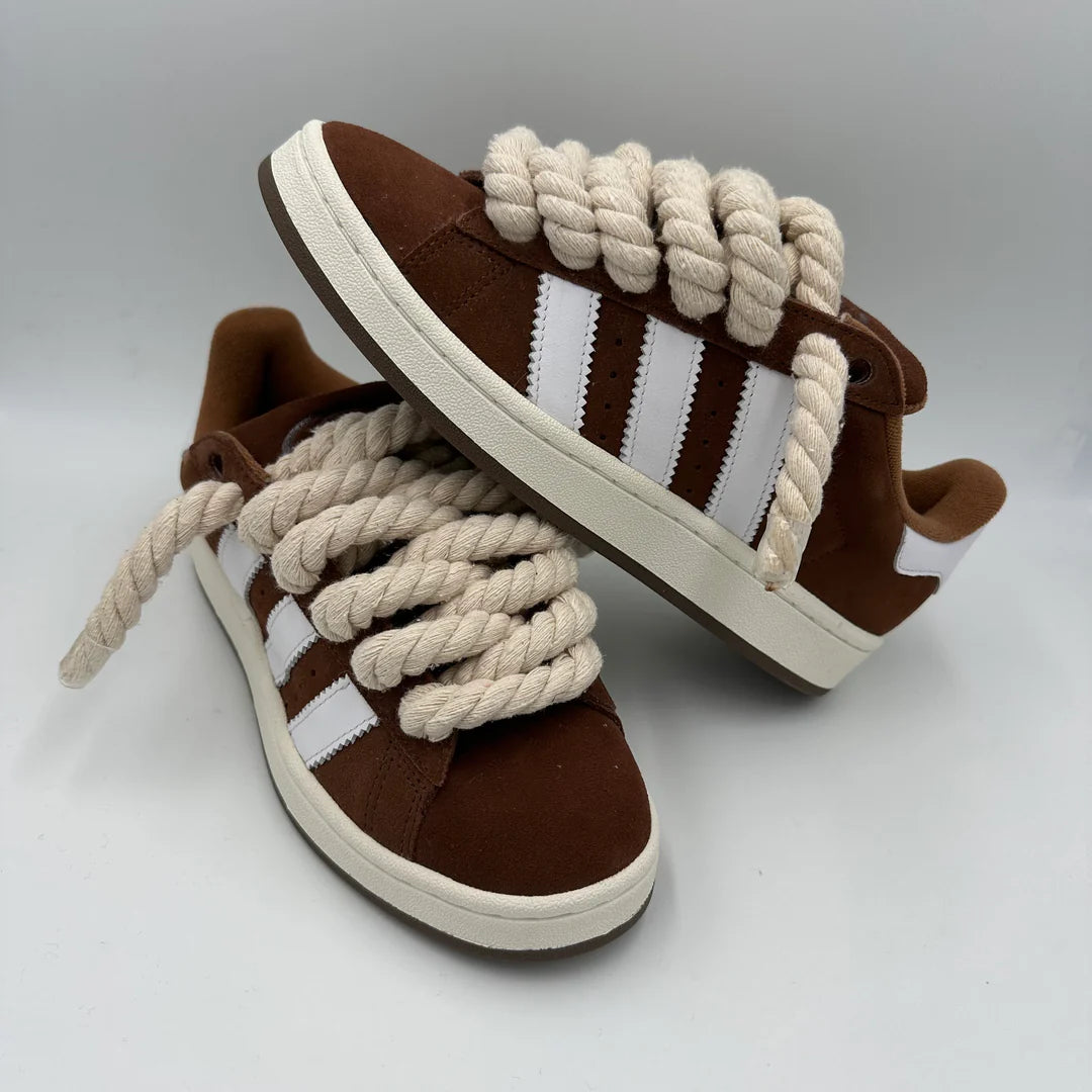 Adidas campus 00s brown custom rope beige