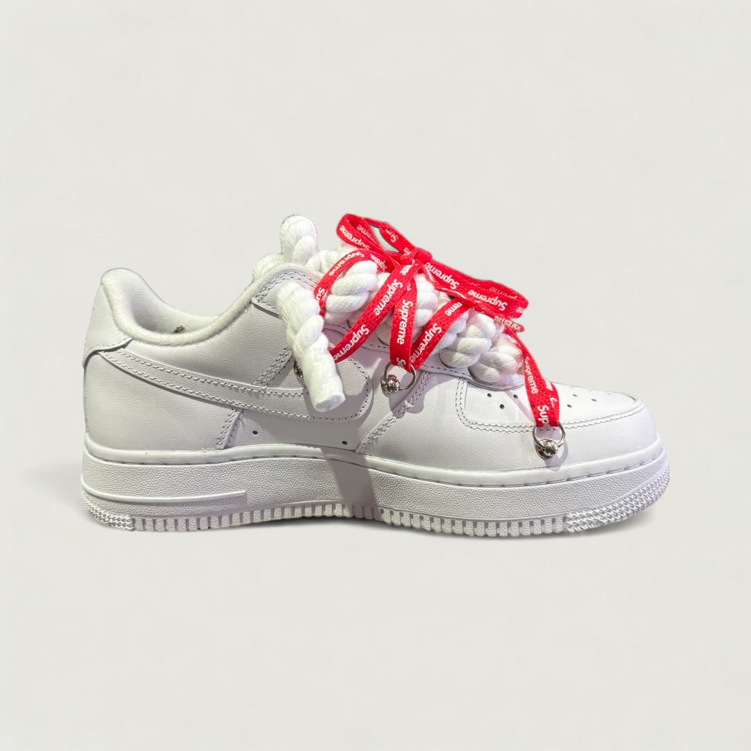 Air force one custom supreme rope White