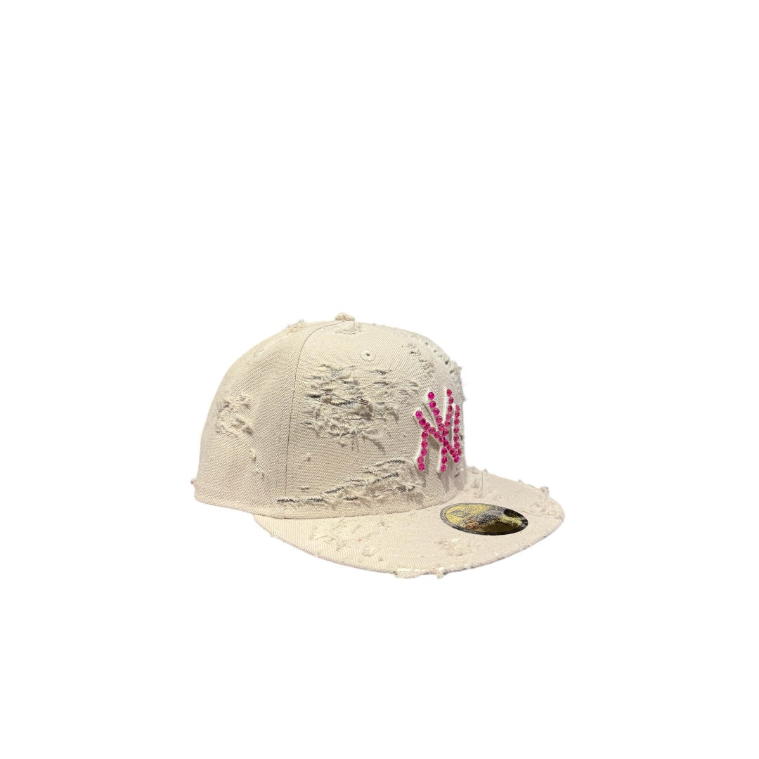 New era CAP NY custom CREAM BEIRUT FUX