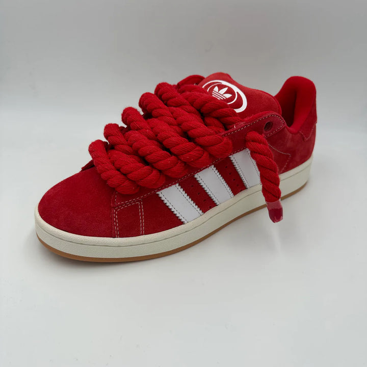 Adidas campus 00s red custom rope red