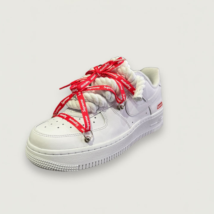 Air force one custom supreme rope White