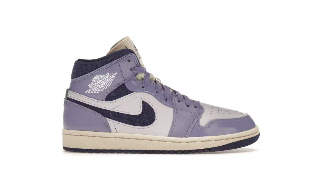 Jordan 1 Mid Sky j purple