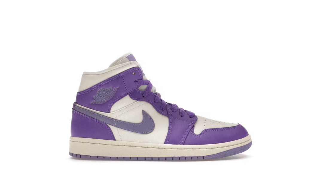 Jordan 1 Mid action grape