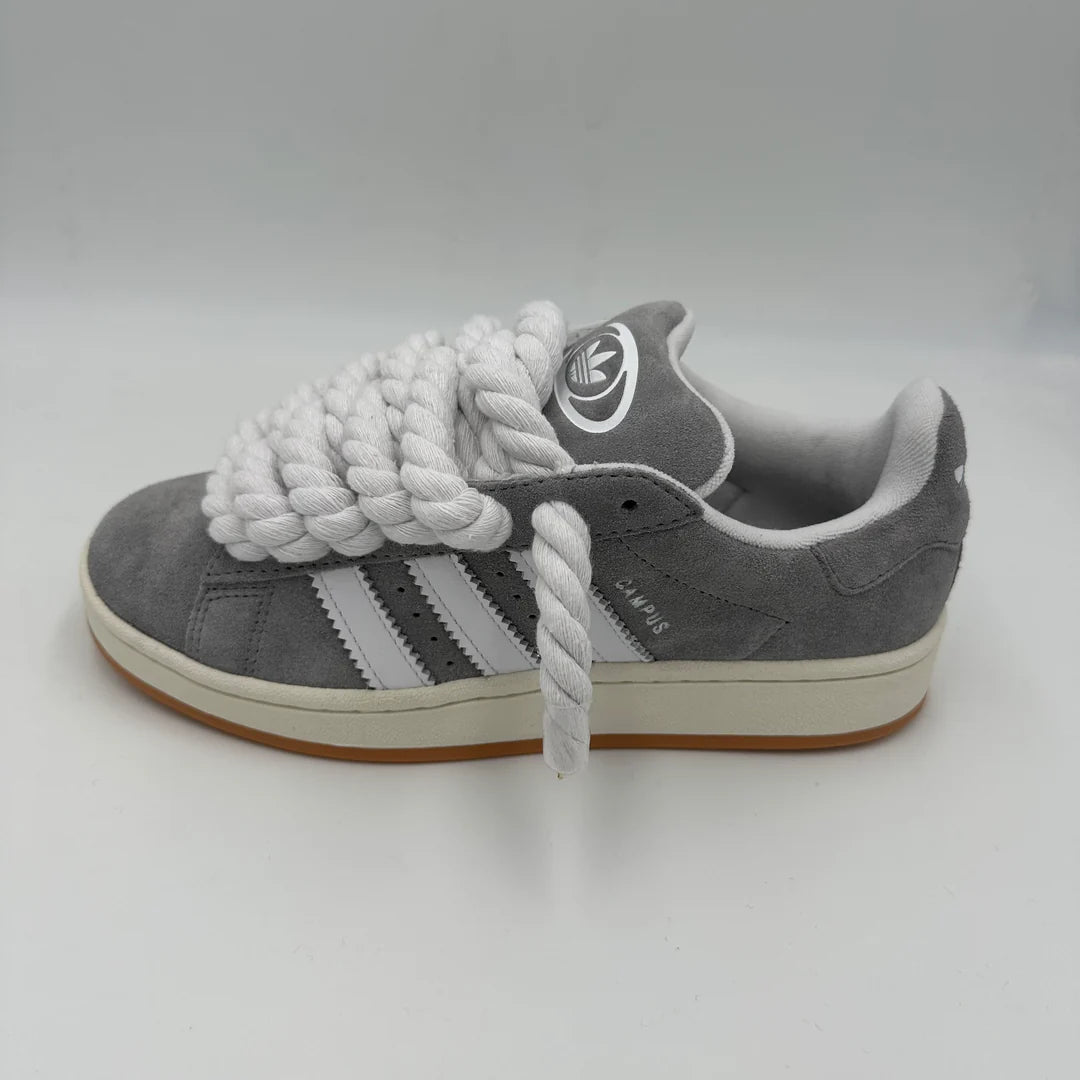 Adidas campus 00s grey custom White rope