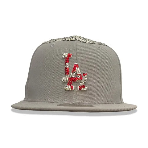 cap 59fifty LA grey  custom pray