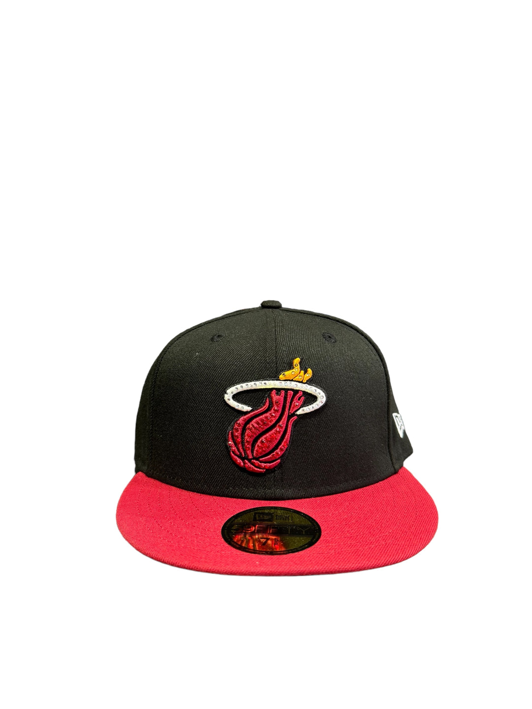 cap 59fifty HEAT new era black red