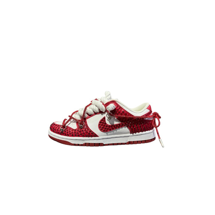 Dunk low red custom Brill rope