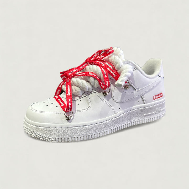 Air force one custom supreme rope White