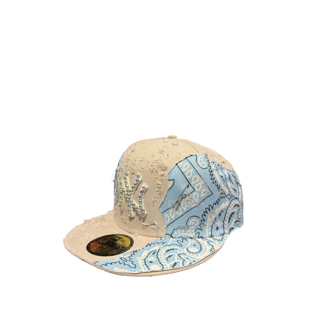 New era CAP NY custom BANDANA CREAM BRILL