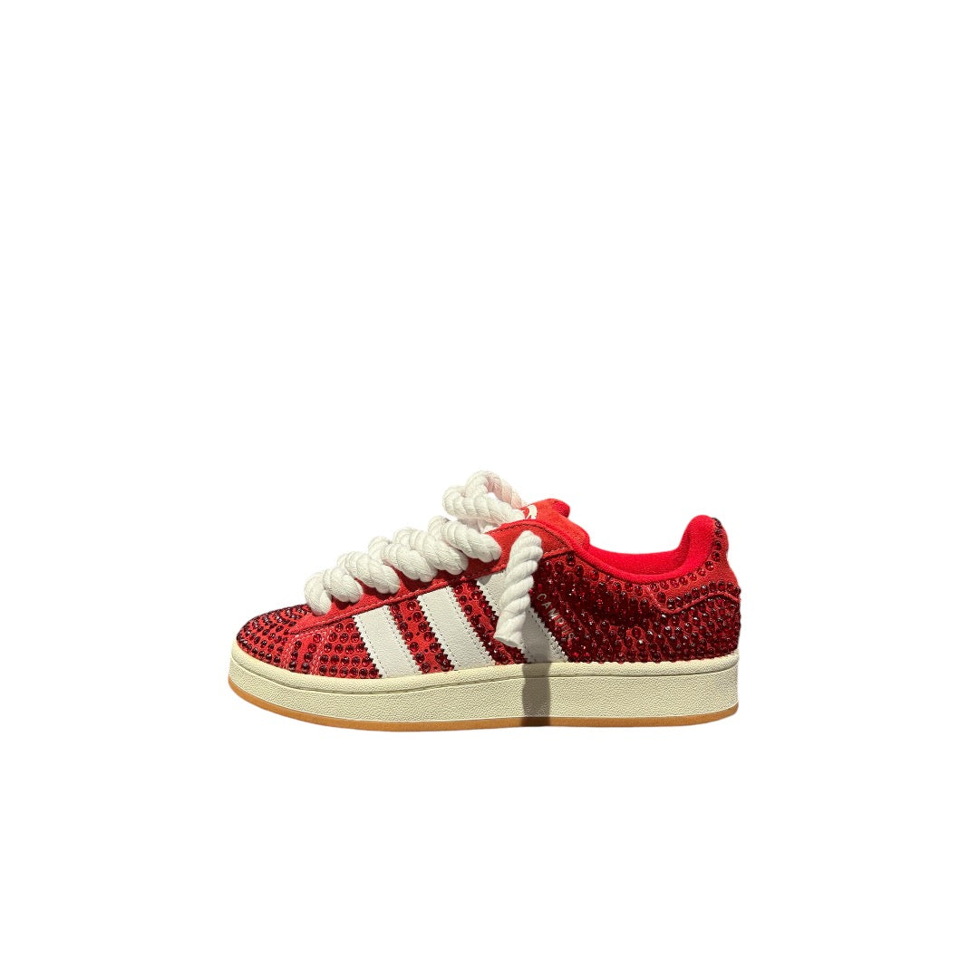 Adidas campus 00s red custom rope  brill