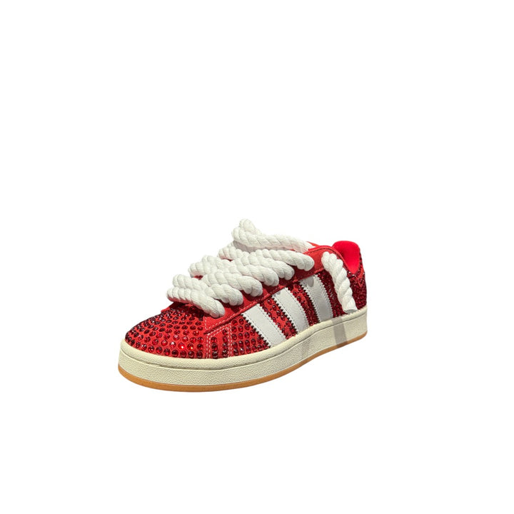 Adidas campus 00s red custom rope  brill